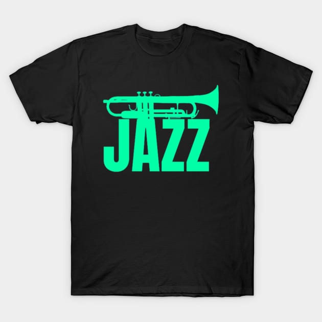 Retro Jazz Age Trumpet T-Shirt by STYLISH CROWD TEES